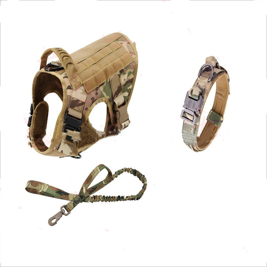 Chaleco Táctico para Perros Medianos y Grandes con Sistema de Liberación Rápida - Image 9