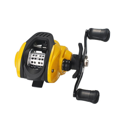 Carrete de Pesca Amarillo Luya con Rueda de Agua - Modificación Profesional - Image 16