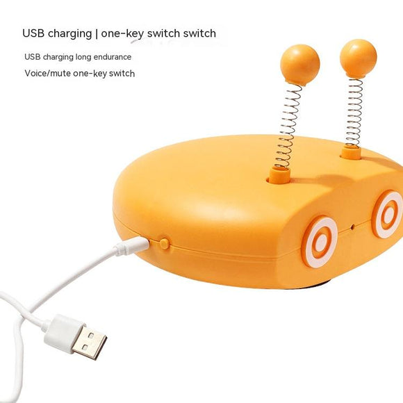 Juguete Láser Interactivo para Gatos con Plataforma Giratoria Recargable