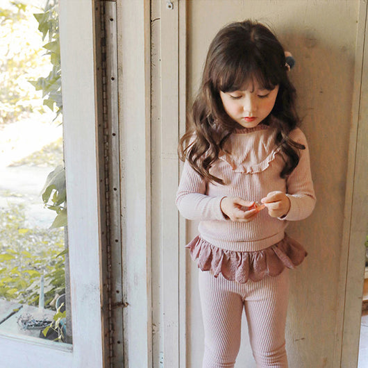 Blusa Infantil Estilo Occidental con Detalles de Orejas de Madera - Image 8