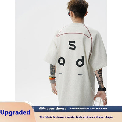 Playera de Algodón con Estampado de Letras - Image 3