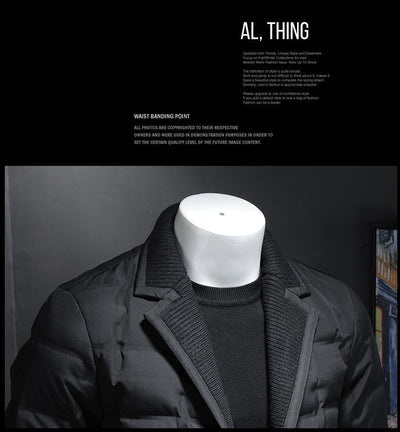 Chaqueta Acolchada de Plumón para Hombre - Abrigo Térmico Premium - Image 14
