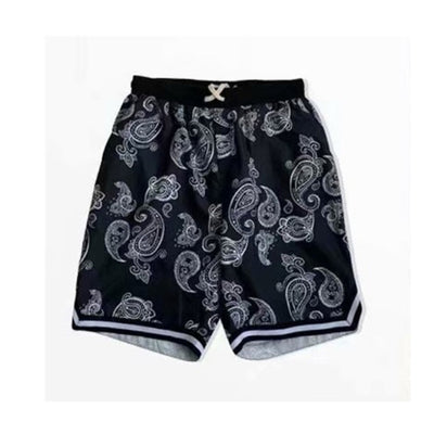 Shorts Holgados de Flores de Marañón con Cordón - Image 12