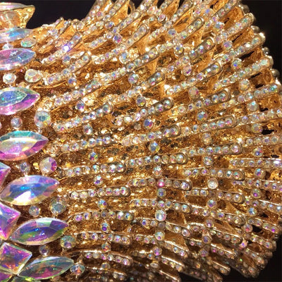 Cartera Clutch Vacía con Diamantes - Estuche Rígido de Lujo - Image 24
