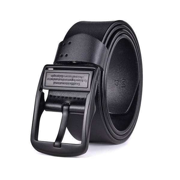 Cinturón de Cuero para Hombre con Hebilla de Pasador - Estilo Casual y Formal - Image 6
