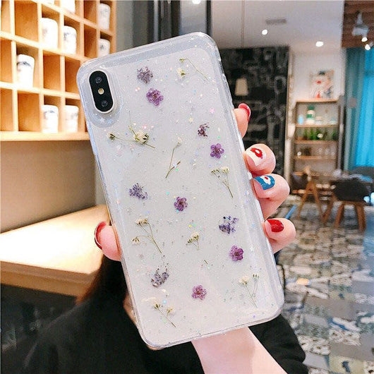 Funda para Celular Floral en Resina Epoxi Hecha a Mano - Image 7