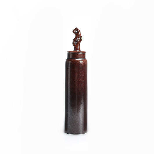 Recipiente de Té Cerámico Retro Chino Hermético con Decoración Tradicional - Image 8