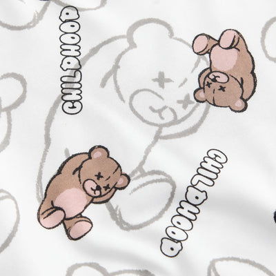 Sudadera Hoodie Estampado Oso Cartoon Hombre Tendencia Lazy Oversize - Image 11