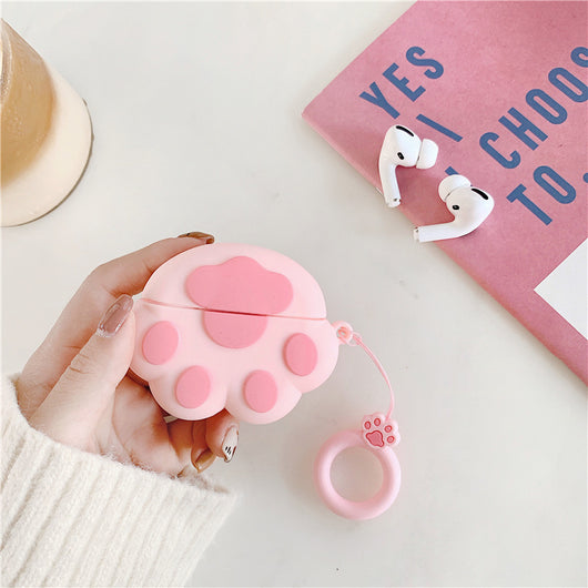Funda Protectora para Auriculares con Diseño de Patitas de Gato en Relieve - Image 5