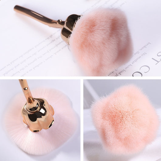 Brocha Aplicadora de Polvo Suelto Rose - Herramienta de Maquillaje Profesional - Image 21