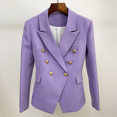 Traje Slim Fit con Botones de Cabeza de León - Image 8