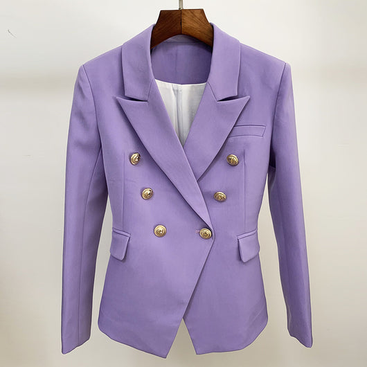 Traje Slim Fit con Botones de Cabeza de León - Image 8