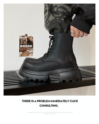 Botas Martin de Plataforma con Aumento de 7CM - Estilo Casual Elevado - Image 12