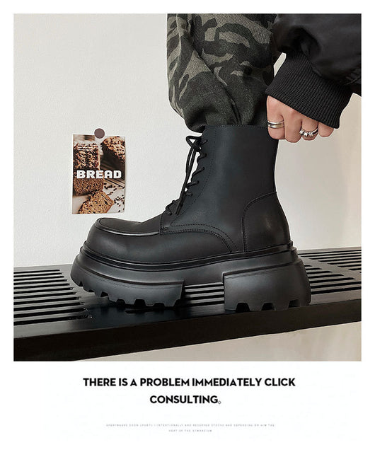Botas Martin de Plataforma con Aumento de 7CM - Estilo Casual Elevado - Image 12