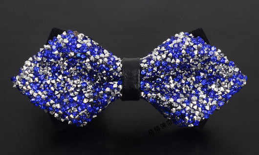 Corbatín de Diamantes Coreano para Boda - Estilo Elegante con Strass - Image 3