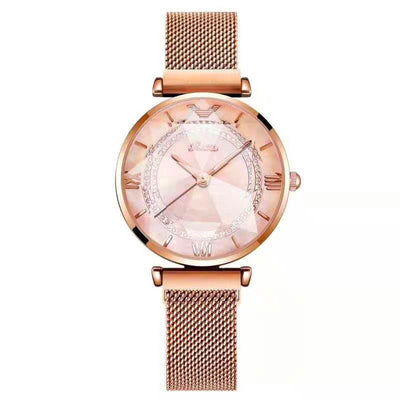 Reloj Mujer Magnético Resistente al Agua con Correa de Malla - Image 5