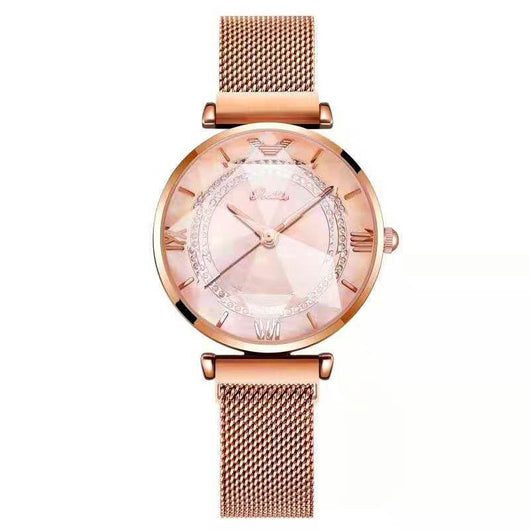 Reloj Mujer Magnético Resistente al Agua con Correa de Malla - Image 5