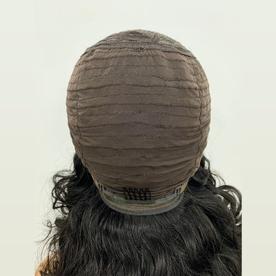Peluca de Cabello Humano Rizado Ombré 1B/30 con Encaje Frontal - Image 8