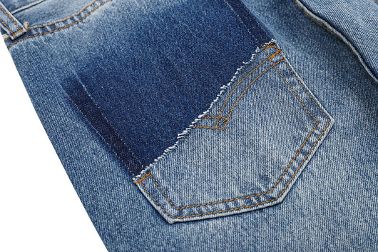 Jeans Slim Fit Desgastado con Costuras Destruidas - Image 11