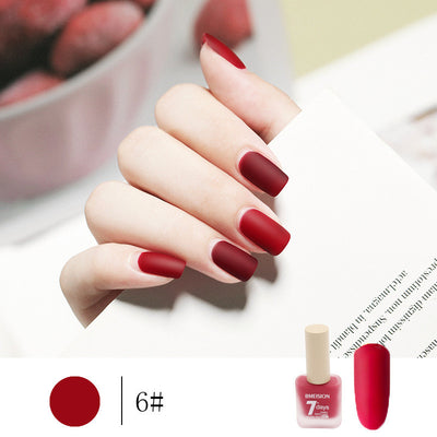 Esmalte de Uñas Mate Nude sin Horno de Secado Rápido - Image 8