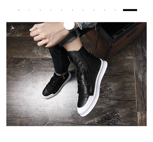 Botas de Invierno para Hombre en Cuero PU - Botines Cálidos y Resistentes - Image 13