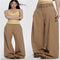 Pantalones Casuales de Cintura Alta a Cuadros para Mujer - Colección Verano