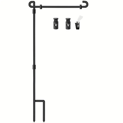 Soporte Metálico para Banderas de Jardín con Tela Lino - Image 6