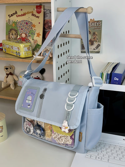 Bolsa Crossbody de Lona Impermeable Ligera Multiuso Casual - Image 21