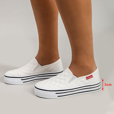 Mocasines Plataforma de Algodón para Mujer - Comodidad y Estilo Casual - Image 9