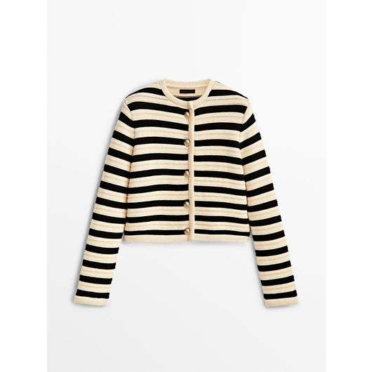Cardigan Tejido Clásico con Cierre de Hebilla - Abrigo Corto Elegante - Image 11