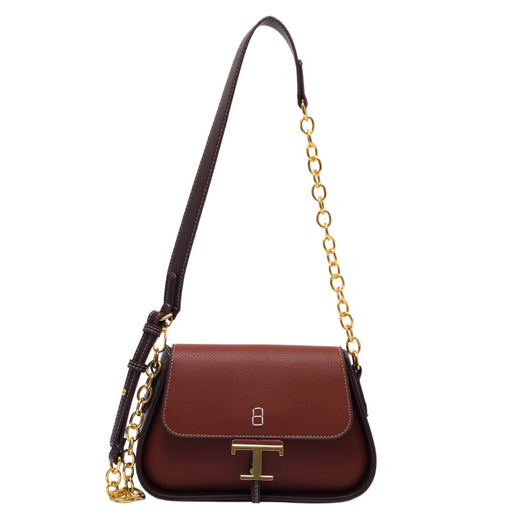 Bolsa Femenina con Hebilla Metálica de Moda y Combinación de Colores - Image 11