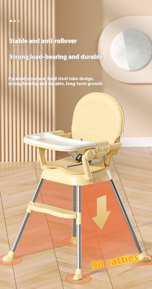 Silla de Comer Multifuncional Plegable para Niños - Image 35