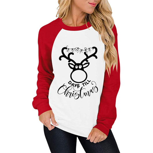 Suéter Raglan Casual para Mujer con Estampado y Combinación de Colores - Image 19