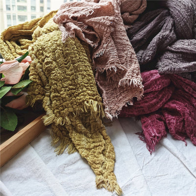 Pañuelo de Algodón Puro Zen para Mujer - Otoño e Invierno - Image 20