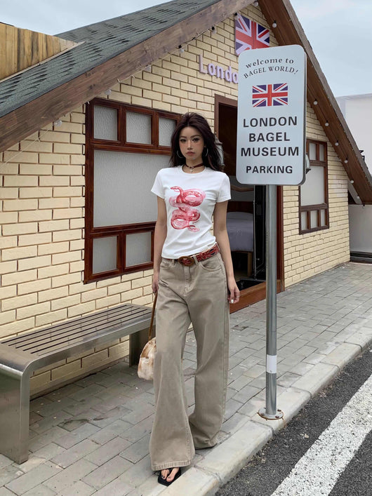 Playera Casual Estampada Slim Fit para Mujer - Image 13