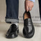 Zapatos Casuales Retro de Negocios para Hombre - Diseño Versátil sin Cordones