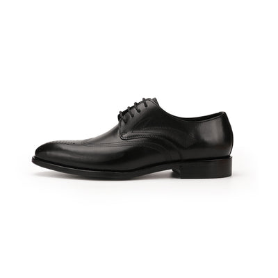 Zapatos de Cuero para Hombre con Punta Afilada y Tallado Artesanal - Image 8