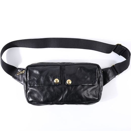 Bolsa de Pecho Retro para Hombre - Bandolera de Estilo Vintage - Image 9
