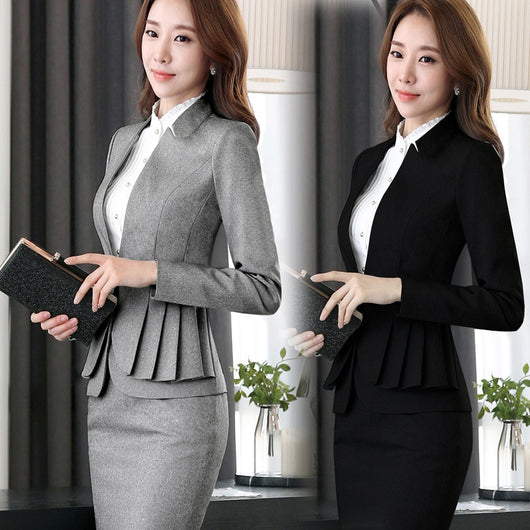 Traje Ejecutivo Elegante para Mujer con Falda Larga - Image 8