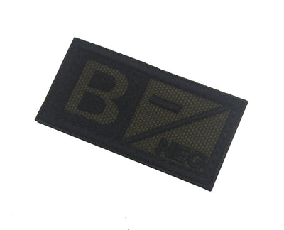 Brazalete Táctico con Parche Bordado de Tipo de Sangre y Velcro - Image 10