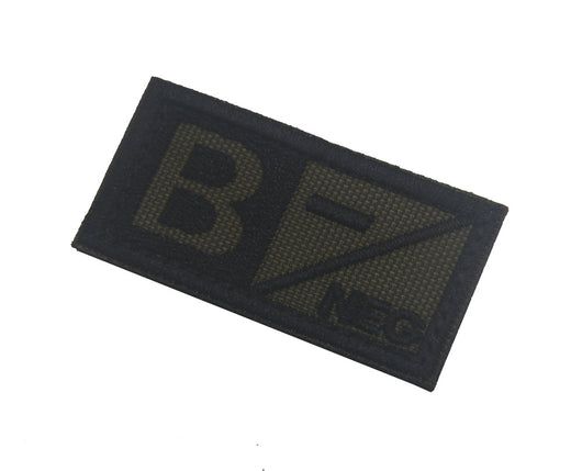 Brazalete Táctico con Parche Bordado de Tipo de Sangre y Velcro - Image 10