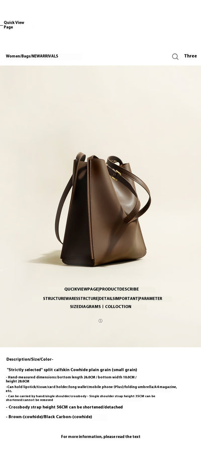 Bolso Ejecutivo de Cuero Genuino para Mujer - Gran Capacidad - Image 9