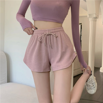 Shorts Deportivos para Mujer con Cordón Ajustable - Casual y Cómodo - Image 4