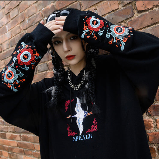 Sudadera Larga de Otoño e Invierno con Capucha - Image 4