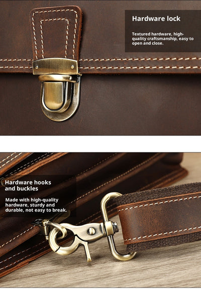 Bolsa Mensajera Vertical de Gran Capacidad con Diseño Cuadrado para Hombre - Image 15