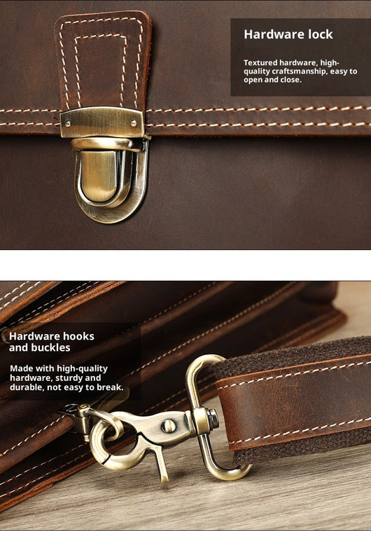 Bolsa Mensajera Vertical de Gran Capacidad con Diseño Cuadrado para Hombre - Image 15