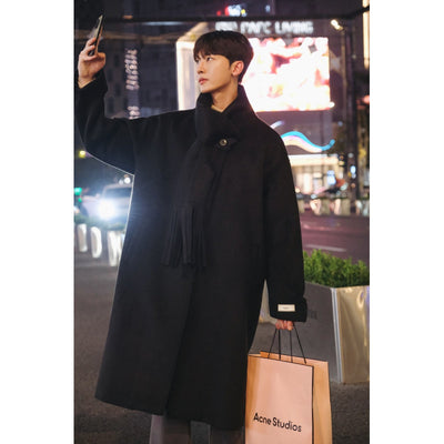Abrigo de Lana Hombre Estilo Británico Clásico - Otoño e Invierno - Image 12