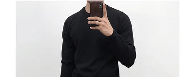 Suéter Básico Cuello Redondo para Hombre - Pullover Versátil - Image 24