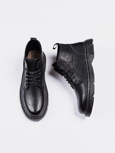 Botas Altas Negras con Tirantes para Niños - Image 7