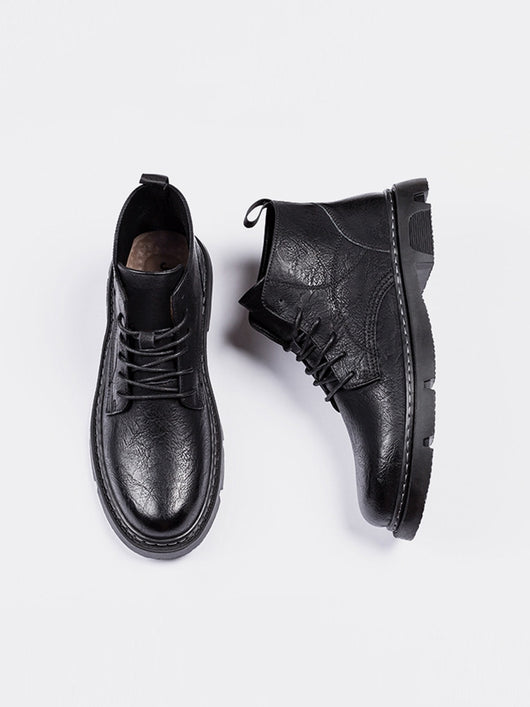 Botas Altas Negras con Tirantes para Niños - Image 7